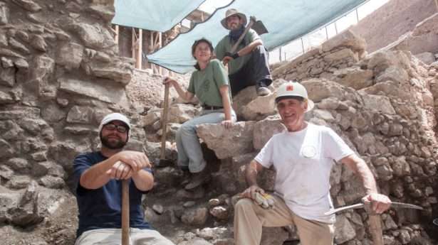 Volunteers and professionals seen working at the archaeological site of the "City of David," near Jerusalem's Old City. "City of David" (Ir David) is the oldest settled neighborhood of Jerusalem and a major archaeological site due to recognition as biblical Jerusalem. Photo by Uri Lenz/FLASH90
