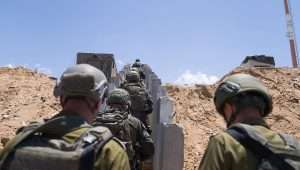 Israeli soldiers operating in eastern Rafah, the Gaza Strip, May 9, 2024. Credit: IDF.