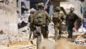 IDF soldiers during operational activity in the Jabalia area of northern Gaza on May 20, 2024. Credit: IDF.