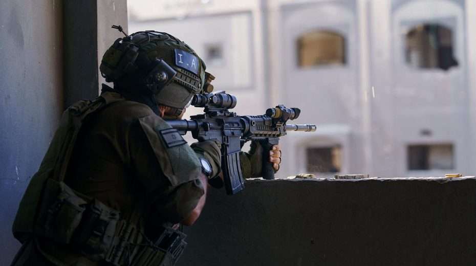 An IDF solder during operational activity in Rafah, southern Gaza, on May 21, 2024. Credit: IDF.