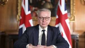 Official portrait of Michael Gove, U.K. secretary of state for housing, communities and local government. Photo by Simon Dawson/No. 10 Downing Street.