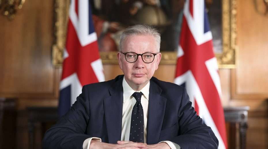 Official portrait of Michael Gove, U.K. secretary of state for housing, communities and local government. Photo by Simon Dawson/No. 10 Downing Street.