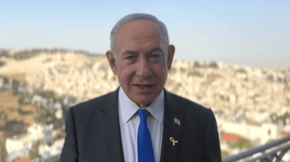 Israeli Prime Minister Benjamin Netanyahu delivers remarks on the Jewish state's war against Hamas, May 9, 2024. Credit: Prime Minister's Office.