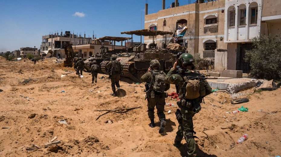 Israeli troops operate against Hamas forces in the Gaza Strip. Photo: IDF