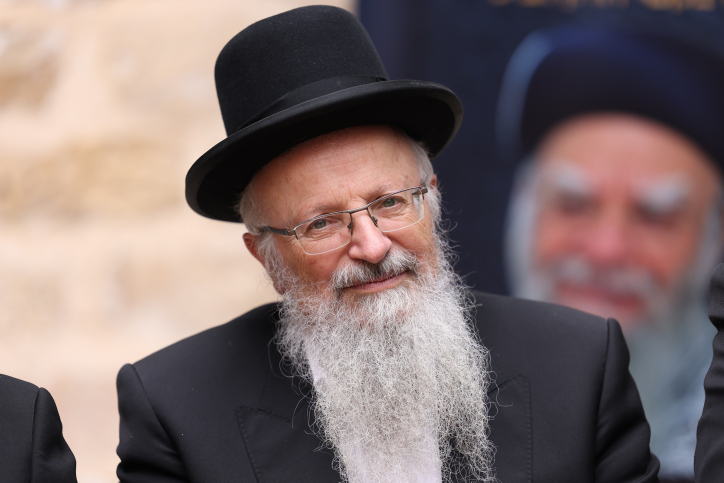 Rabbi Shmuel Eliyahu, Chief Rabbi of Safed, wants to see Israel take the war to Hezbollah. Photo by David Cohen/Flash90