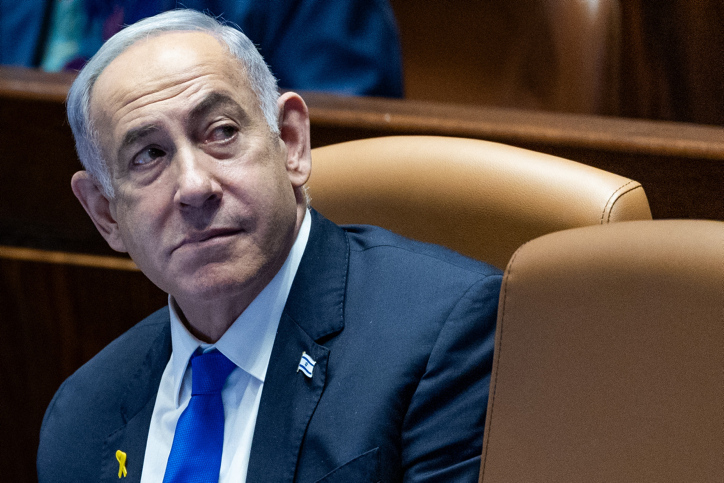 Prime Minister Benjamin Netanyahu has not been shy about expressing his frustration with US President Joe Biden. Photo by Yonatan Sindel/Flash90