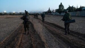Israel Defense Forces during operational activity in eastern Rafah in the Gaza Strip, on May 13, 2024. Credit: IDF.