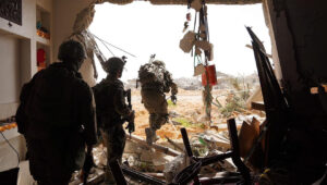 Israeli ground troops operating in the Rafah area of southern Gaza, June 1, 2024. Credit: IDF.