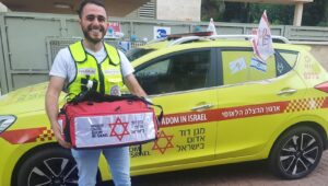 MDA EMT Sergeant Major Neria Moshe Cohen. Credit: Magen David Adom