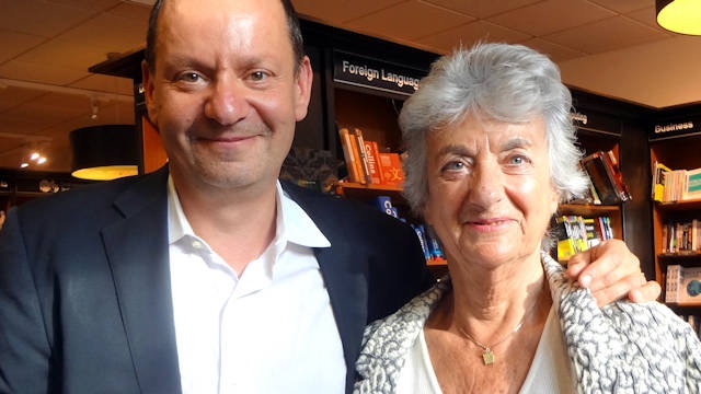 Philippe Sands with his mother Ruth who was rescued as a baby by Elsie Tilney.
