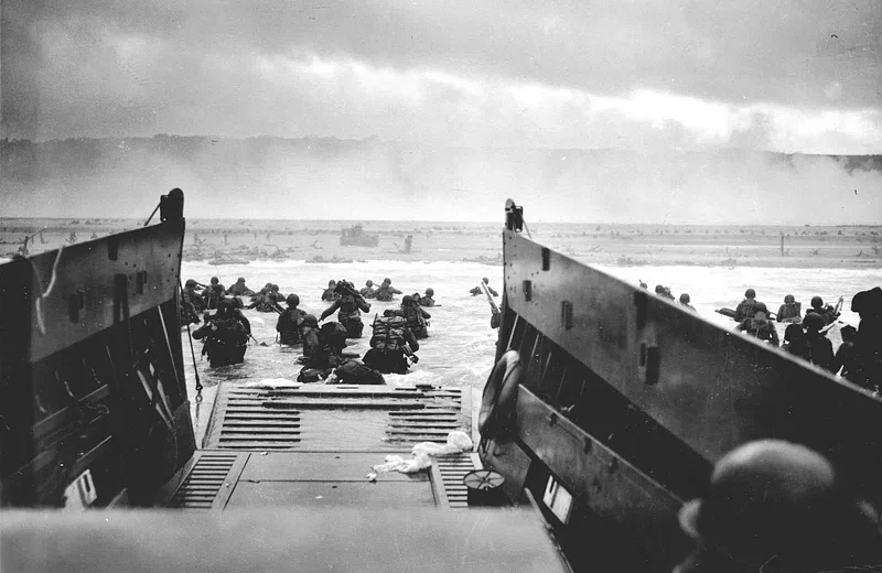 D-Day landings. Public domain