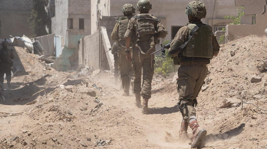 Israeli troops operating in the Gaza Strip, July 2024. Credit: IDF.