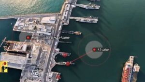 Hezbollah openly threatened Israel in a recent 10-minute video of drone footage showing strategic sites in northern Israel. Haifa is Israel’s third-largest city. Potential targets included Haifa’s port and a Navy facility. Credit: Courtesy.