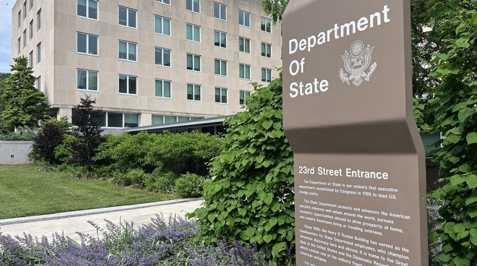 Exterior of the US State Department's Harry S. Truman Building in May 2024. Credit: Linda D. Epstein/US State Department.