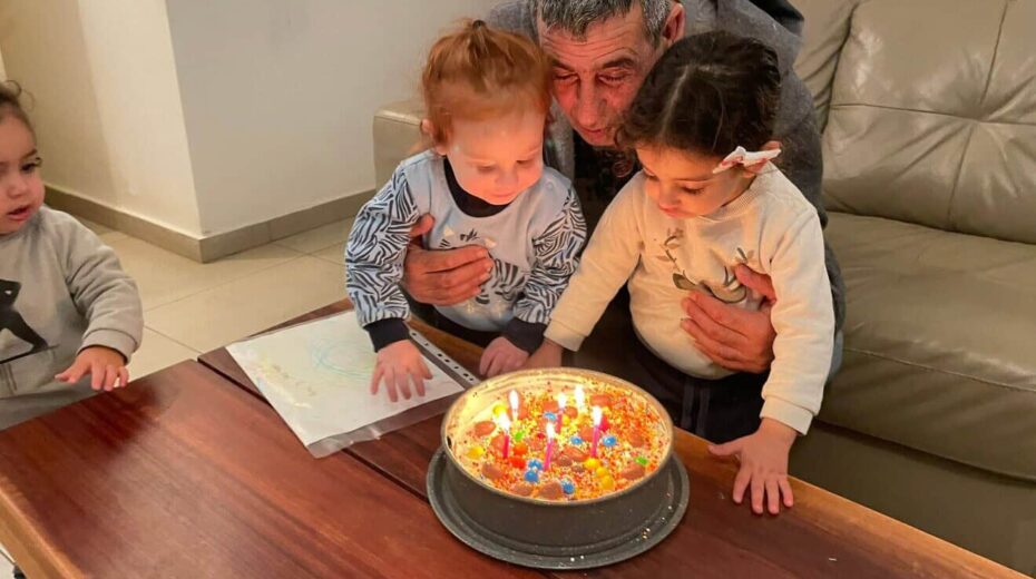 Eli Bibas and his grandson Ariel (left). Credit: The Hostage and Missing Families Forum.