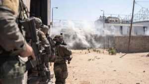 Israeli troops during operational activity in the Gaza Strip, July 2024. Credit: IDF.