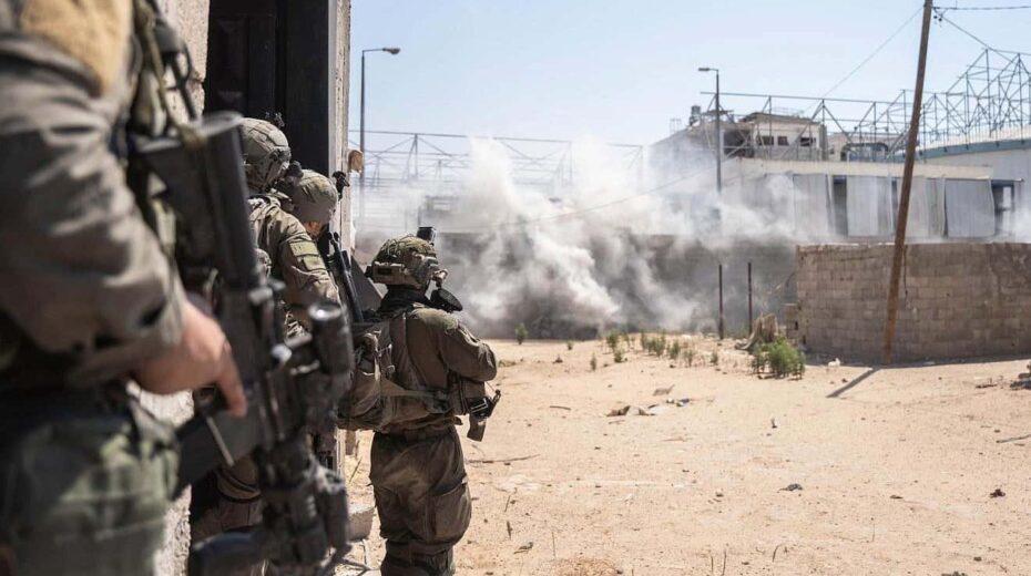 Israeli troops during operational activity in the Gaza Strip, July 2024. Credit: IDF.