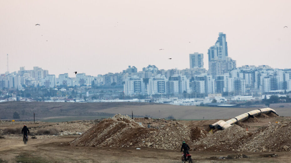 The southern Israeli city of Beersheva, Jan. 22, 2022. Photo by Yonatan Sindel/Flash90.