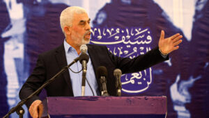 Yahya Sinwar and the rest of the remaining Hamas leadership are under federal indictment in the United States. Photo by Attia Muhammed/Flash90