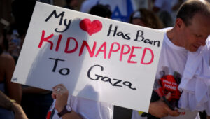 Over 200 Israelis taken hostage in a single day. It was an incredible blow to Israel that has developed into a gaping and festering wound. Photo by Jonathan Shaul/Flash90