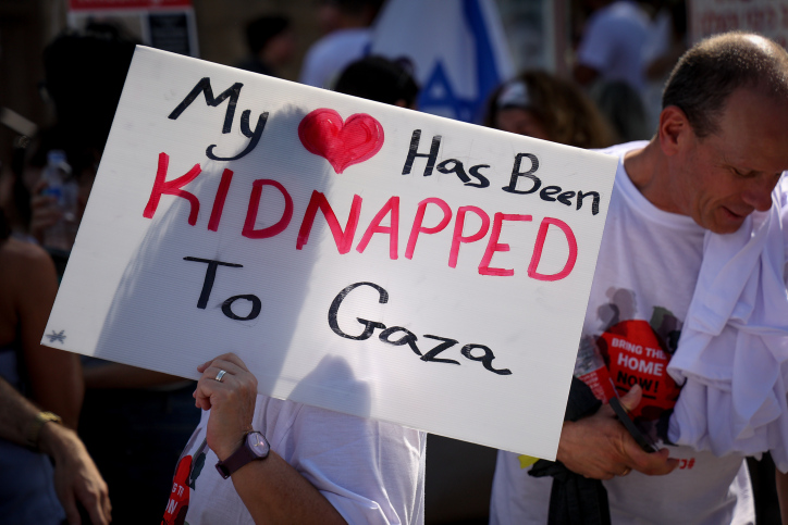 Over 200 Israelis taken hostage in a single day. It was an incredible blow to Israel that has developed into a gaping and festering wound. Photo by Jonathan Shaul/Flash90