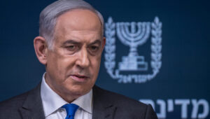 Israeli Prime Minister Benjamin Netanyahu speaks during a press conference in Jerusalem on Sept. 2, 2024. Photo by Chaim Goldberg/Flash90.