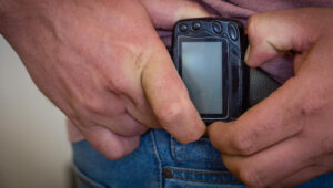 An Illustration of a pager, also known as beeper in Jerusalem, September 17, 2024. Photo by Nati Shohat/Flash90