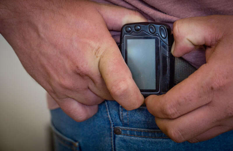 An Illustration of a pager, also known as beeper in Jerusalem, September 17, 2024. Photo by Nati Shohat/Flash90
