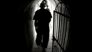 Hamas leader Yahya Sinwar in a terror tunnel under the city of Khan Yunis in the southern Gaza Strip on October 10, 2023. Photo: IDF.