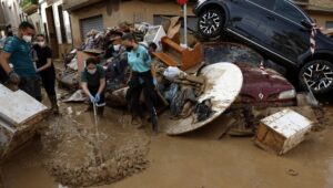 Heavy flooding ravaged Spain earlier this month, killing over 200 people and causing untold damage. Was it divine judgement? Photo by EPA-EFE/CHEMA MOYA