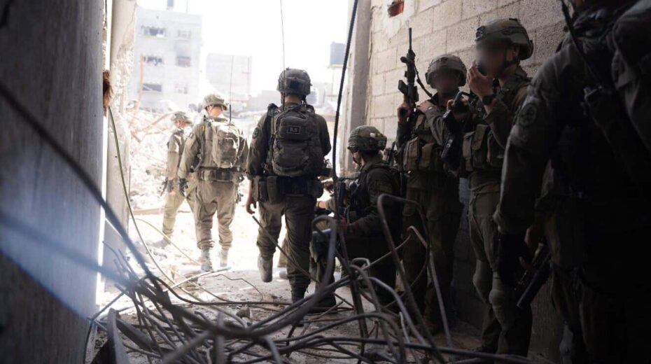 Israeli troops during operational activity in the Gaza Strip, October 2024. Credit: IDF.