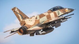 An Israeli warplane in operation over Lebanon. Credit: Israel Air Force