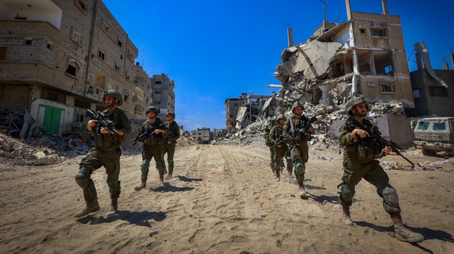 Israeli soldiers in action in Rafah in the southern Gaza Strip on July 22, 2024. Photo: Oren Cohen/Flash90
