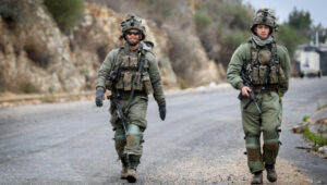 Israeli soldiers in northern Israel on the border with Lebanon, following the ceasefire between Israel and Hezbollah. November 27, 2024. Photo by David Cohen FLASH90