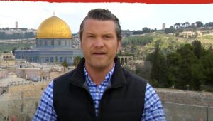 Pete Hegseth in Jerusalem in 2018. YouTube screenshot