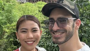 Yitshak Cohen and Geneva Lopez. Photo courtesy