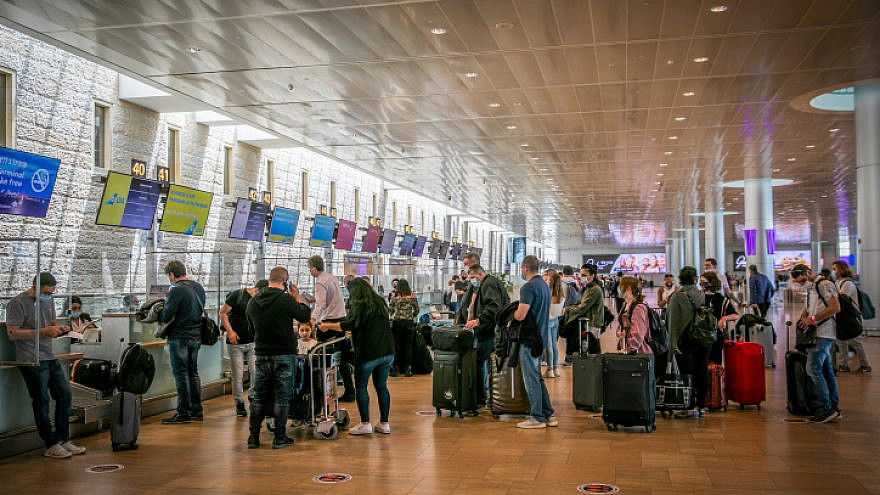 Ben-Gurion International Airport, April 18, 2021. Photo by Yossi Aloni/Flash90.