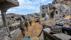 Israeli soldiers operating in Beit Lahia, in the northern Gaza Strip, on November 28, 2024. PhotoGaza must be fundamentally transformed. Otherwise we'll just end up back in the same situation 20 years from now. Photo by Oren Cohen/Flash90 by Oren Cohen/Flash90