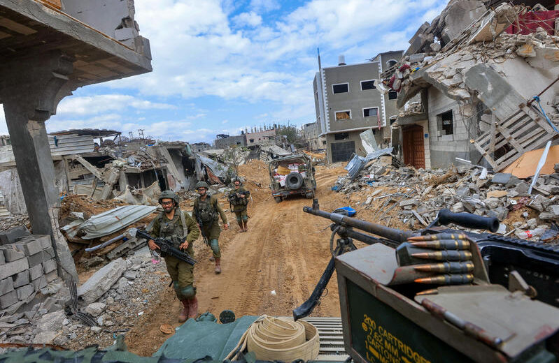 Israeli soldiers operating in Beit Lahia, in the northern Gaza Strip, on November 28, 2024. PhotoGaza must be fundamentally transformed. Otherwise we'll just end up back in the same situation 20 years from now. Photo by Oren Cohen/Flash90 by Oren Cohen/Flash90
