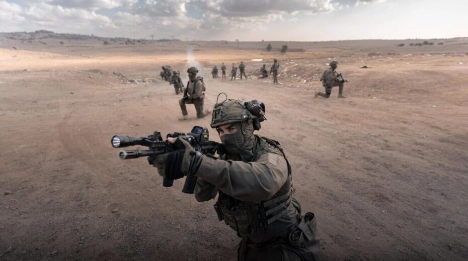 Pereh Unit fighters train on the Golan Heights. Credit: IDF.