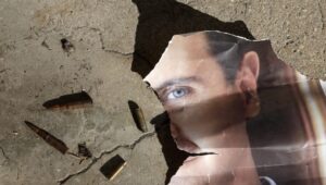 A torn portrait of deposed Syrian dictator Bashar al-Assad, in Damascus, Syria, on December 16, 2024. EPA-EFE/ANTONIO PEDRO SANTOS