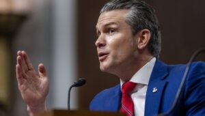 US Secretary of Defense nominee Pete Hegseth during his confirmation hearing before the Senate Armed Services Committee in the Dirksen Senate Office Building in Washington, DC, USA, 14 January 2025. EPA-EFE/SHAWN THEW