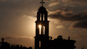 View of a church in Ramallah. Photo by Issam Rimawi/Flash90