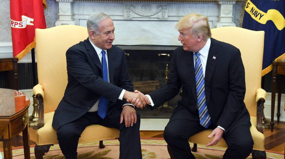 Israeli Prime Minister Benjamin Netanyahu during a meeting with US President Donald Trump at the White House in Washington, DC. March 5, 2018. Photo: Haim Zach/GPO