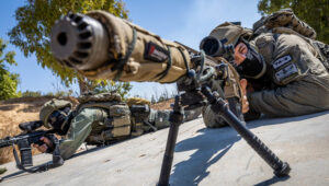 IDF sniper training. Photo by Nati Shohat/FLASH90