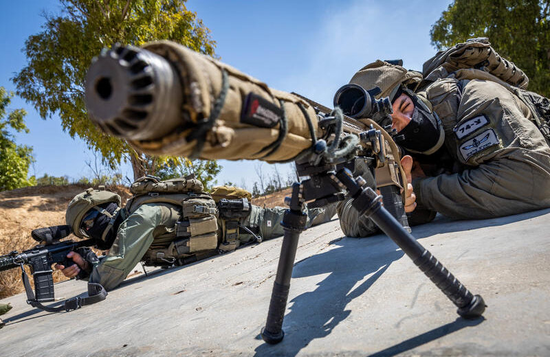 IDF sniper training. Photo by Nati Shohat/FLASH90
