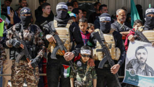 Gaza will remain a den of Palestinian terrorism under the terms of proposed ceasefire. Photo by Atia Mohammed/Flash90