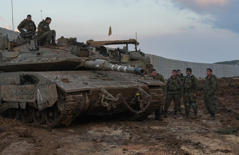 Israeli soldiers enter southern Lebanon from the Israeli side of the border, on January 2, 2025. Photo by Ayal Margolin/Flash90