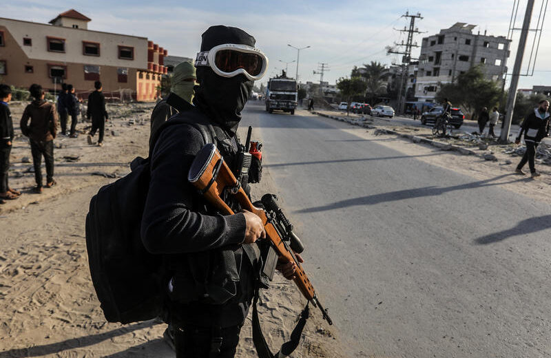 Masked Hamas gunmen again control the streets of Gaza. Photo by Abed Rahim Khatib/Flash90