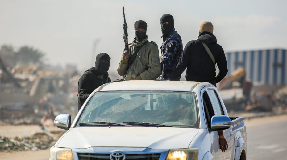 Armed Palestinians in the Gaza Strip. Photo: Ali Hassan/Flash90